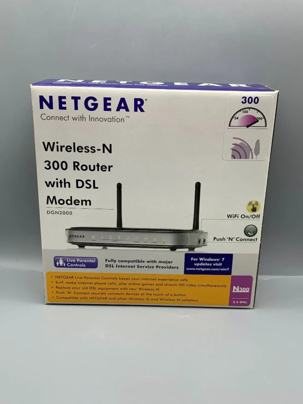 NEW in BOX Neatgear Wireless N300 Router with DSL Modem